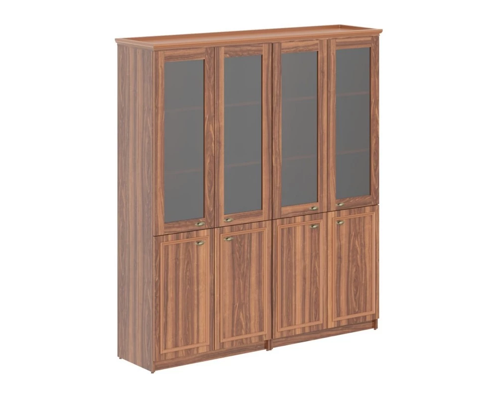 Шкаф большой с 4 стекланными дверьми 1808х466х2023 Raut