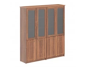 Шкаф большой с 4 стекланными дверьми 1808х466х2023 Raut images