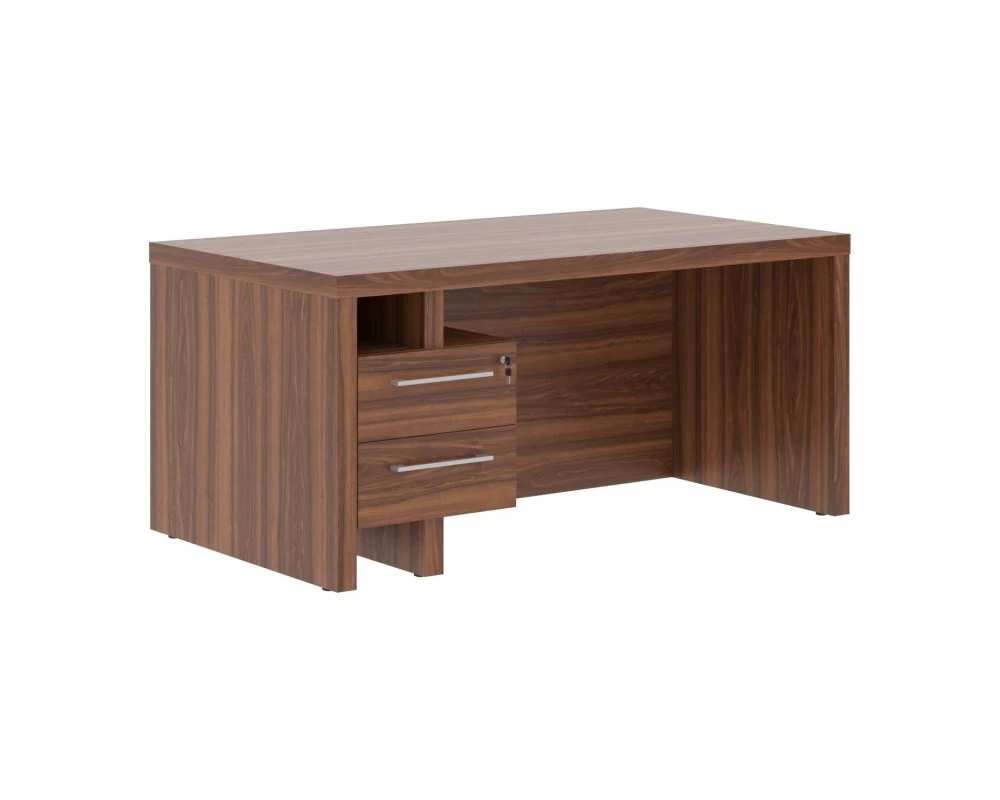 Стол руководителя с встроенной тумбой 1600х900х750 Zenn