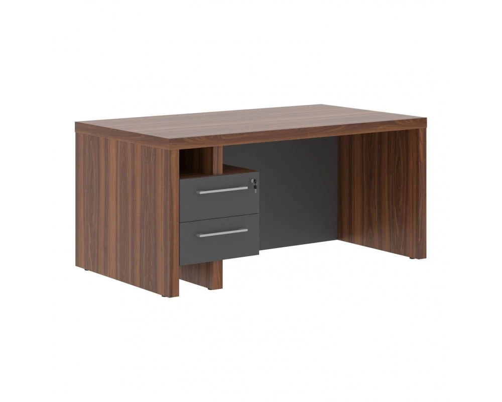 Стол руководителя с встроенной тумбой 1600х900х750 Zenn