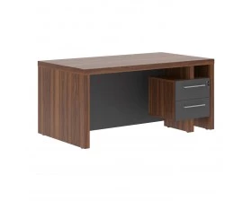 Стол руководителя с встроенной тумбой 1600х900х750 Zenn images