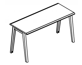 Стол рабочий опоры МТ (2 скоса) Alta MT images